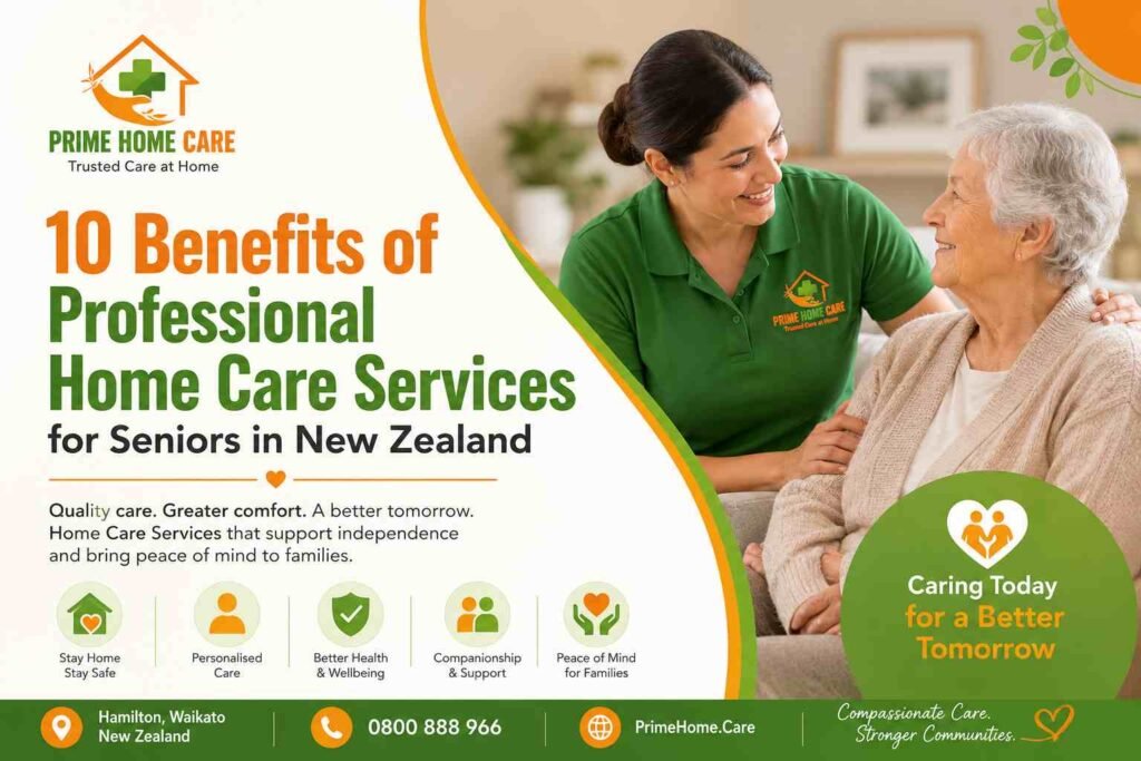 10 Benefits of Professional Home Care Services for Seniors in New Zealand
